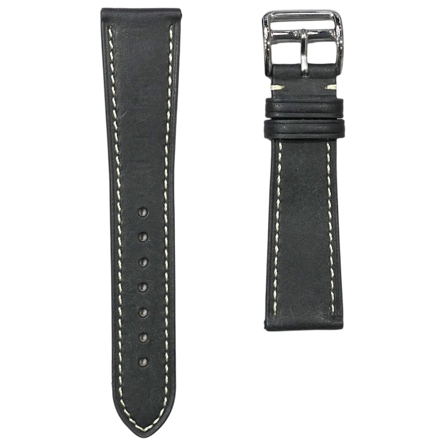 52X - Matt black Calf strap