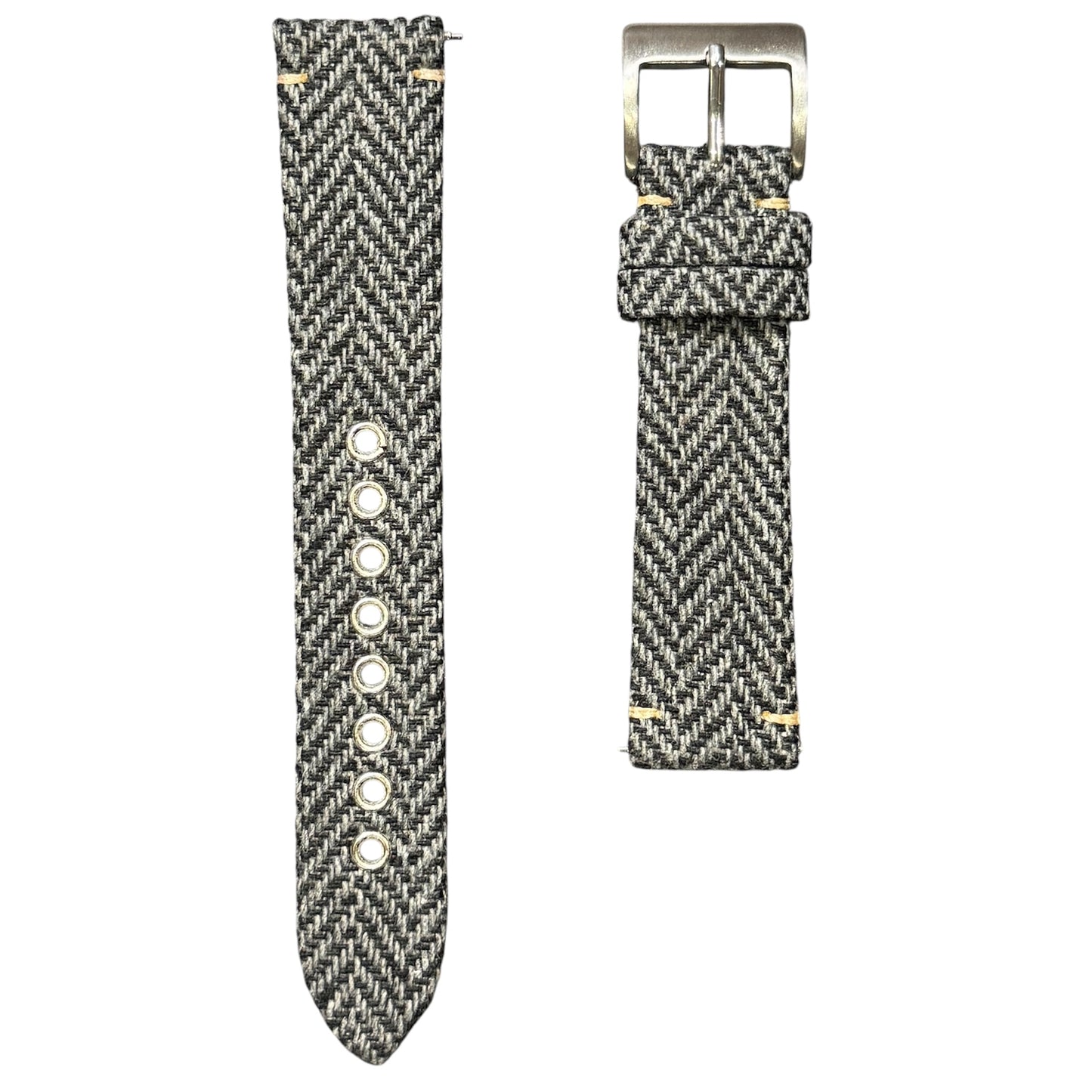16A - Black Grey Canvas strap