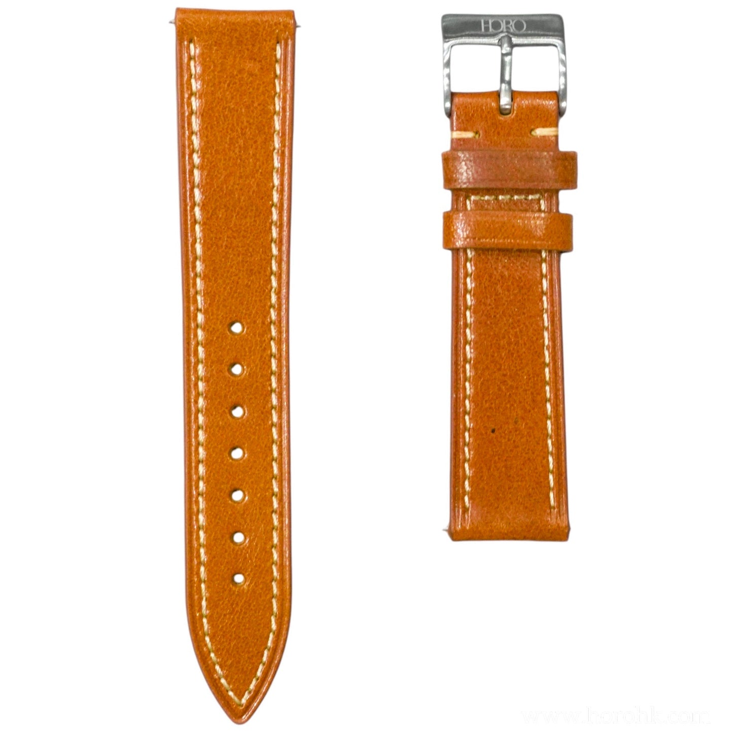 A33 - Shiny Golden Brown Calf strap
