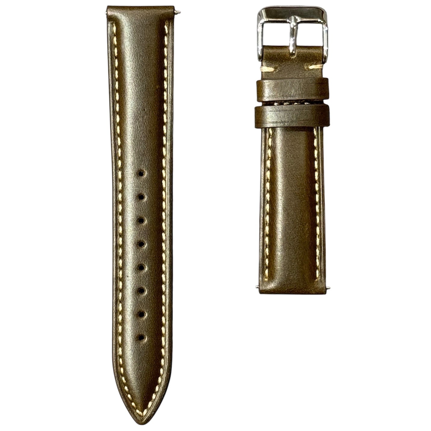 58M - Calf leather strap black