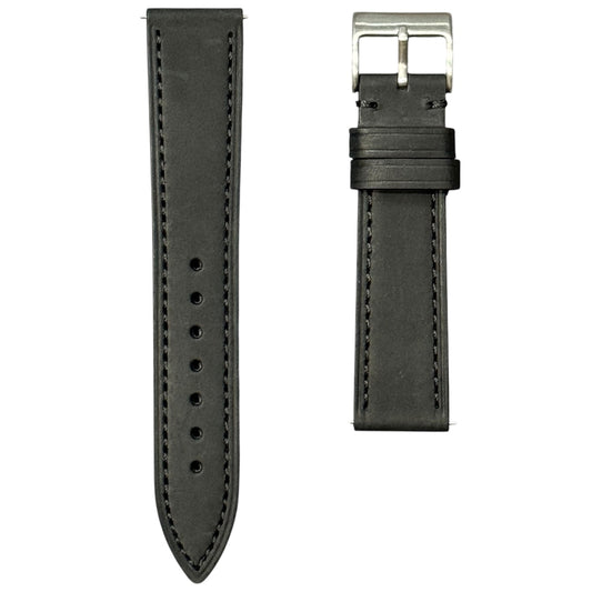 260X - Matt Black calf strap