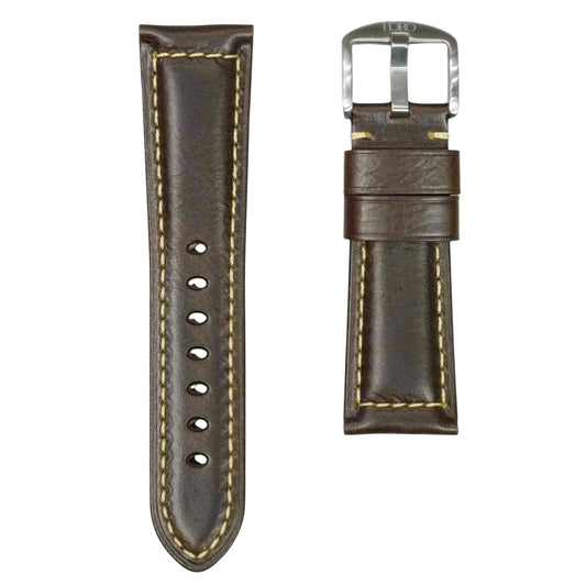 967 - Calf leather strap Olive Green
