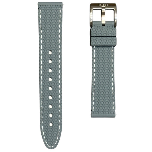 Waffle - Rubber strap Grey