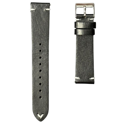 112 - Calf leather strap Black
