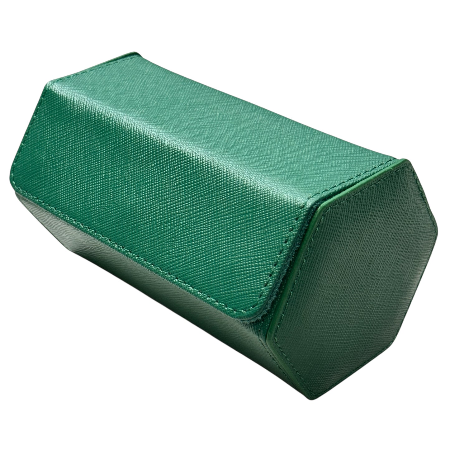 Hexagon Green travel case for 2 watches