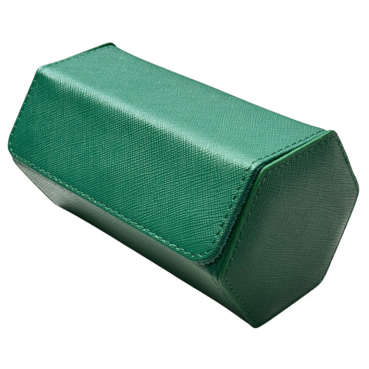 Hexagon Green travel case for 2 watches
