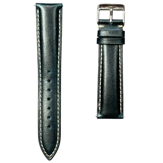 58M - Calf leather strap Dark Green