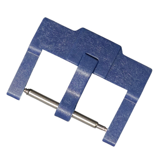18mm Navy Plastic Pin Buckle for Ref.60M/61M Moonswatch rubber strap
