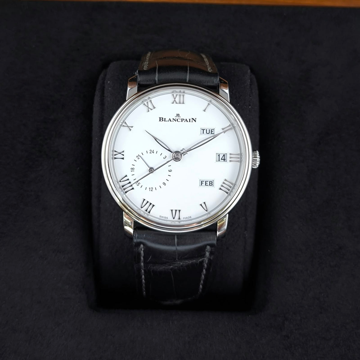 Blancpain Villeret Quantieme Annuel GMT 40mm Ref. 6670-1127-55B