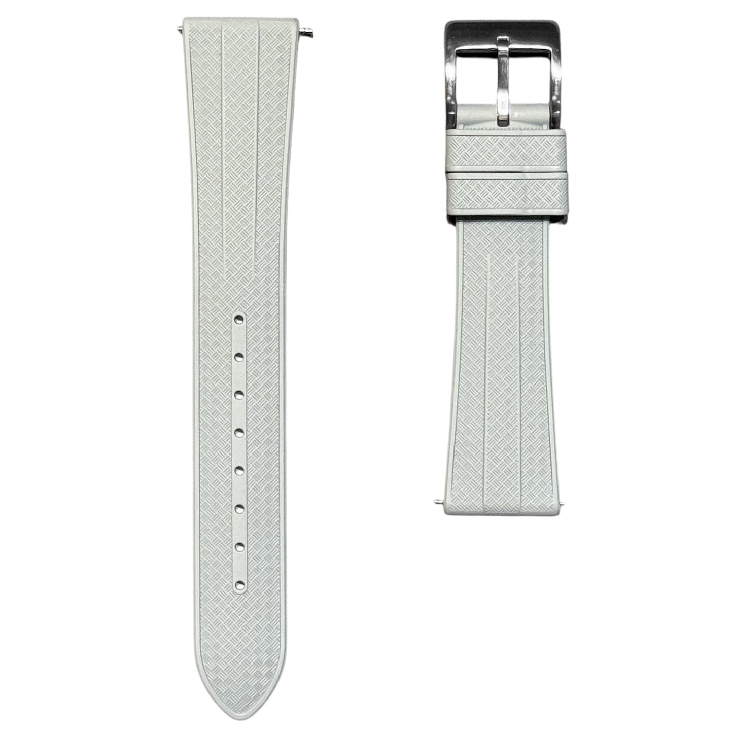 904 - Grey FKM Rubber strap