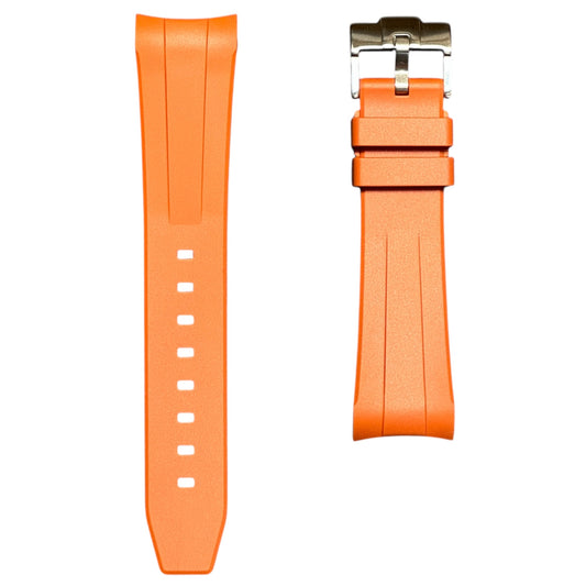50F - Orange curve end Rubber strap for SW x BP Fifty fathoms