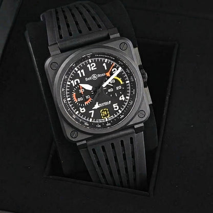 Bell & Ross BR-03 Chrono Display Rafale Solo Display 42mm Ref. BR0394-RSD-CE/SRB