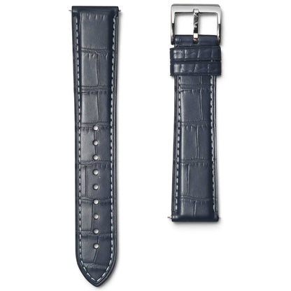 AGFKM - Navy Alligator pattern FKM Rubber strap