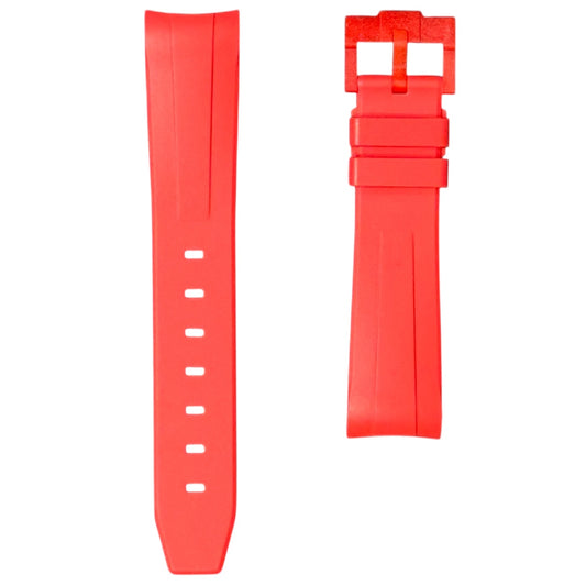 60M - Big Red Curve end Rubber strap