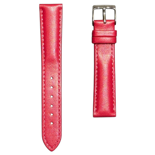 3A - Red Genuine leather strap