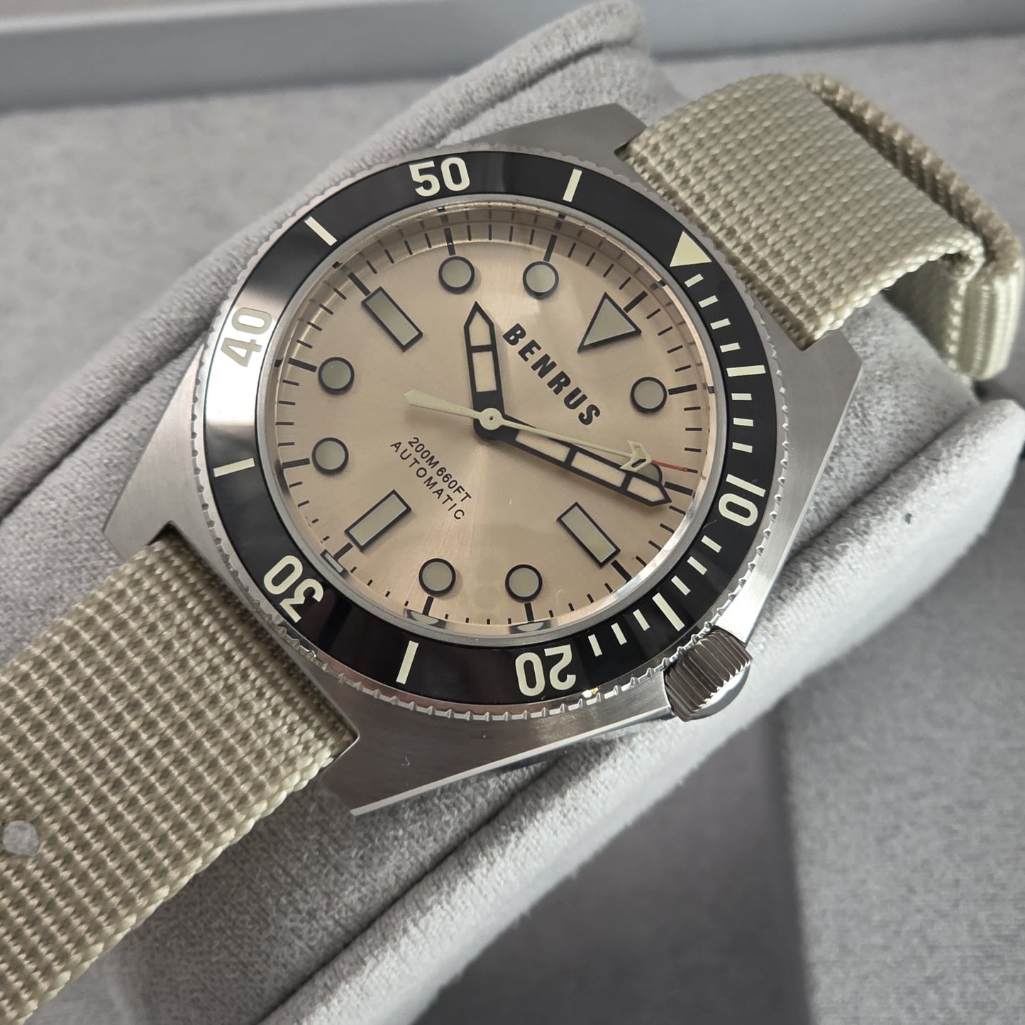 Benrus Type 1 M1 41.5mm Watch Ref.T1CI-SS-S-415-01