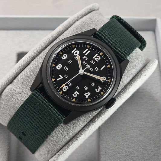 Benrus DTU Phantom 38mm Watch Ref.DTU-BB-B-038-01