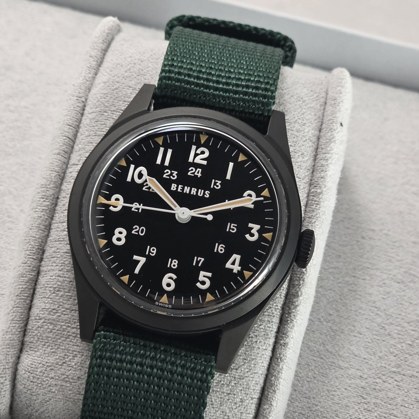 Benrus DTU Phantom 38mm Watch Ref.DTU-BB-B-038-01