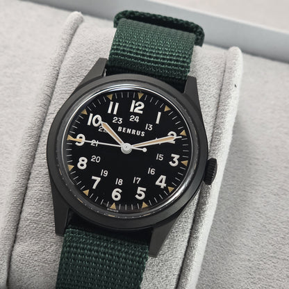 Benrus DTU Phantom 38mm Watch Ref.DTU-BB-B-038-01