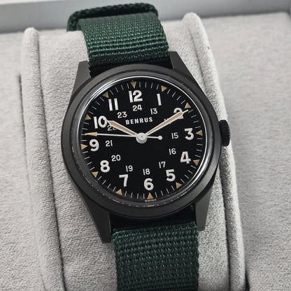 Benrus DTU Phantom 38mm Watch Ref.DTU-BB-B-038-01