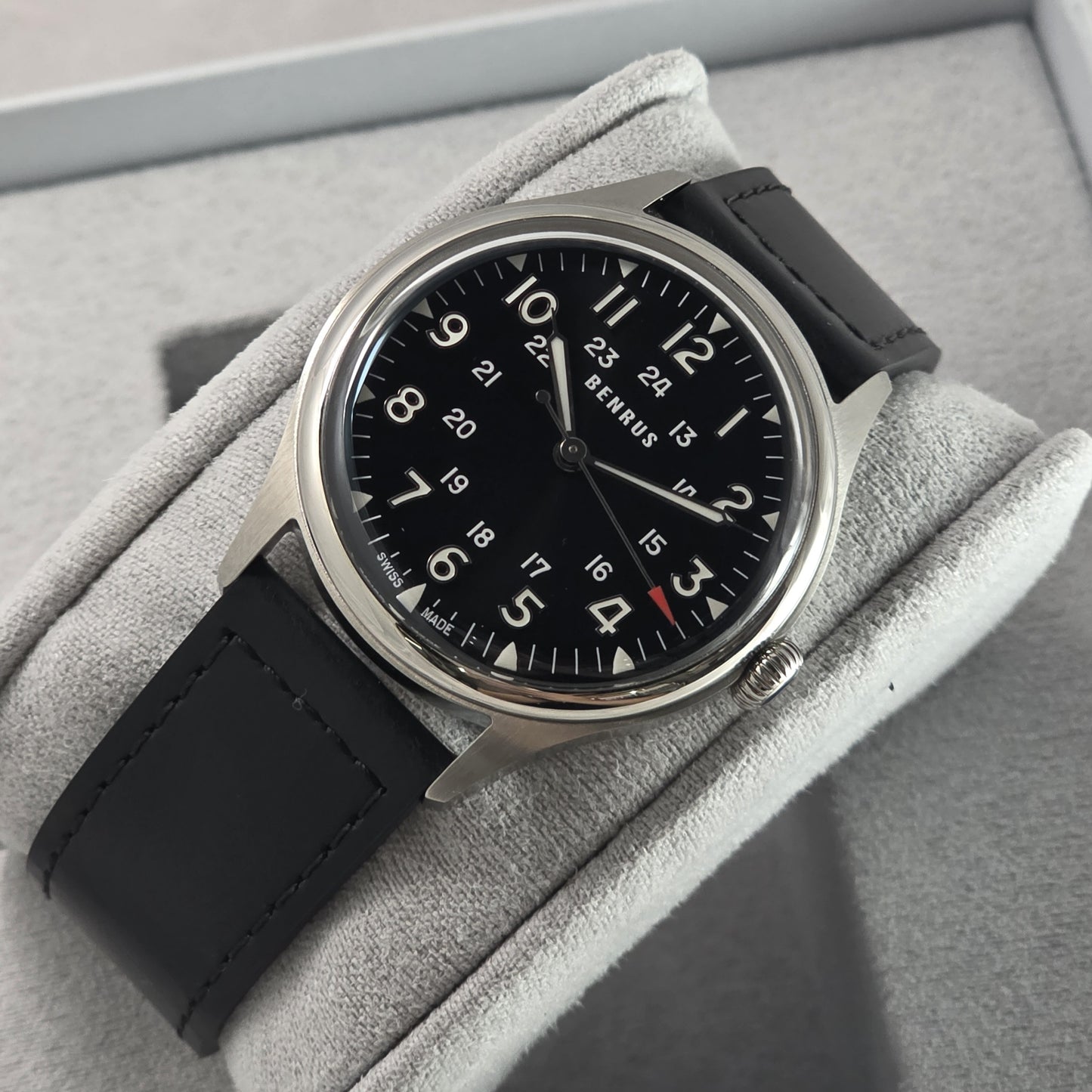 Benrus #3061 BU 39.5mm Watch Ref.3061-SS-B-039-01