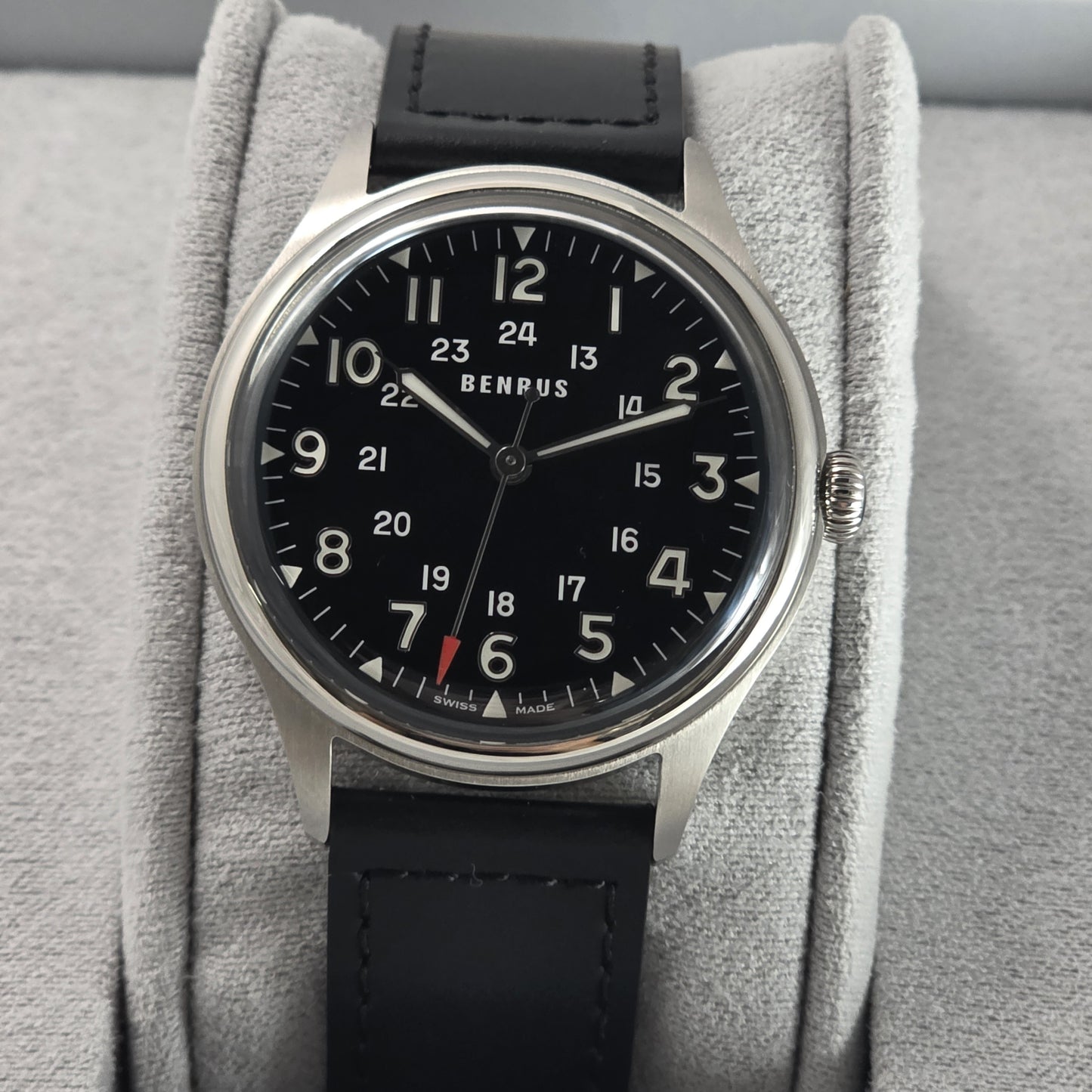 Benrus #3061 BU 39.5mm Watch Ref.3061-SS-B-039-01