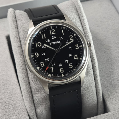 Benrus #3061 BU 39.5mm Watch Ref.3061-SS-B-039-01