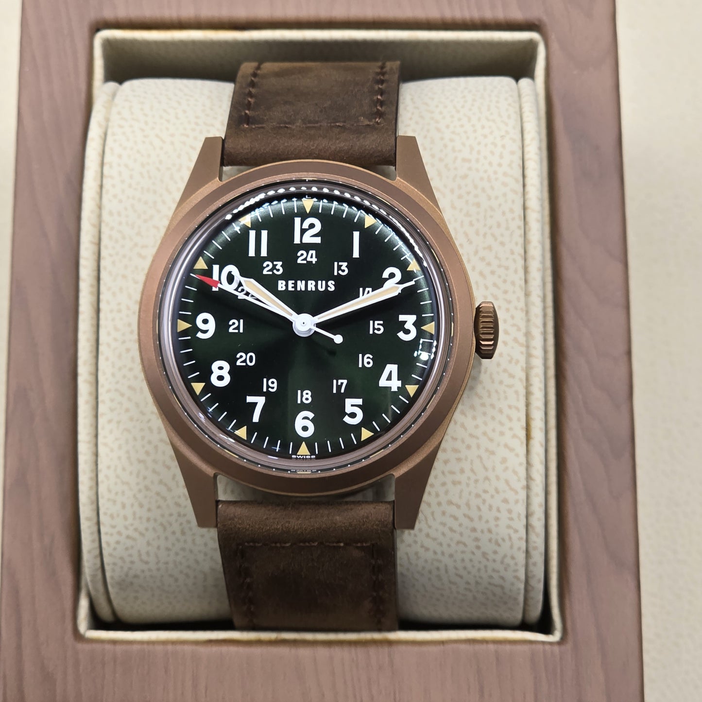 Benrus DTU UB 38mm Watch Ref.DTU-BR-G-038-03