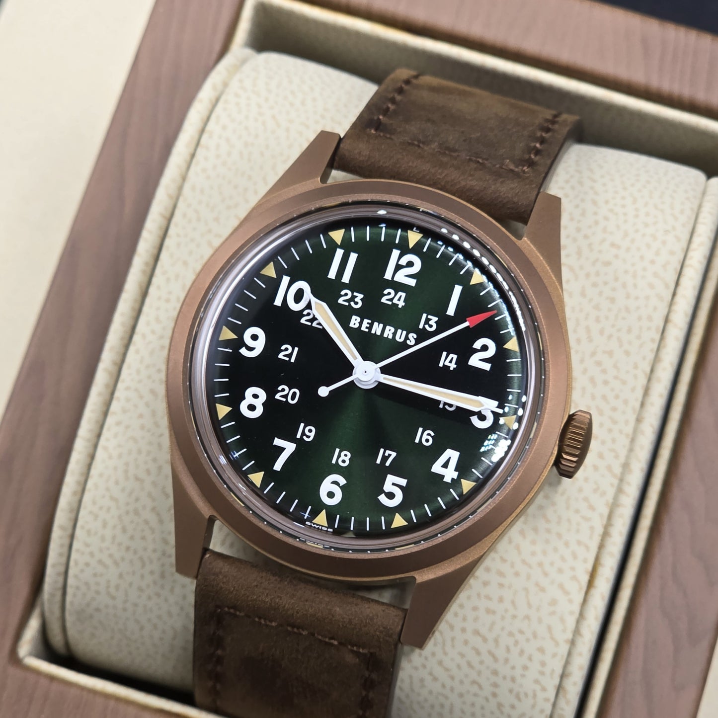 Benrus DTU UB 38mm Watch Ref.DTU-BR-G-038-03