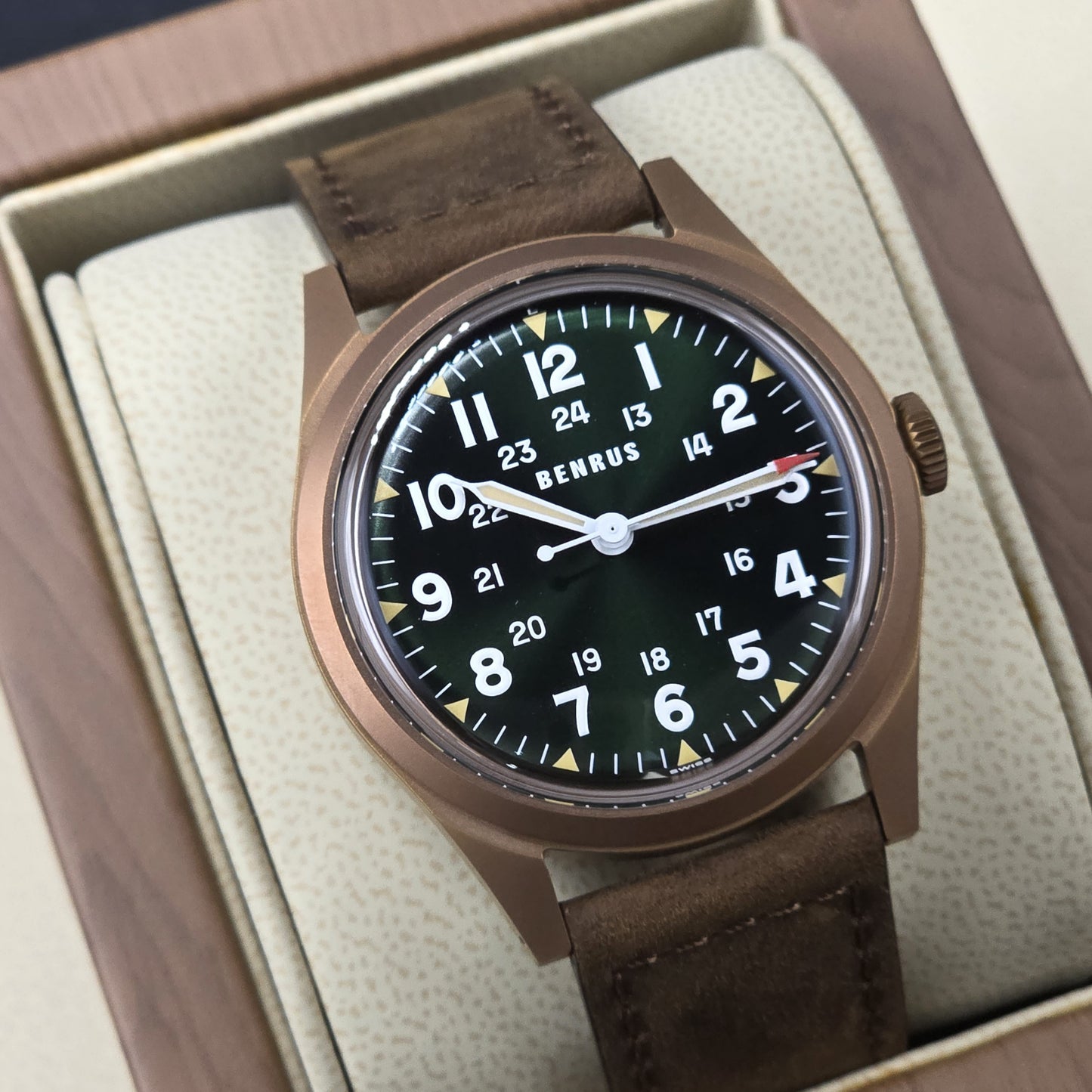 Benrus DTU UB 38mm Watch Ref.DTU-BR-G-038-03