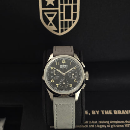 Benrus Sky Chief 36mm Watch Ref. SKY-SS-B-036-01