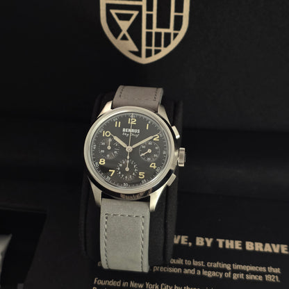 Benrus Sky Chief 36mm Watch Ref. SKY-SS-B-036-01