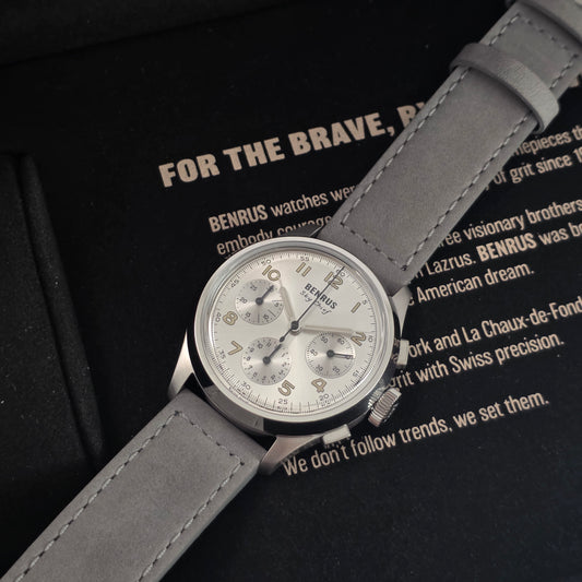 Benrus Sky Chief 36mm Watch Ref. SKY-SS-W-036-01