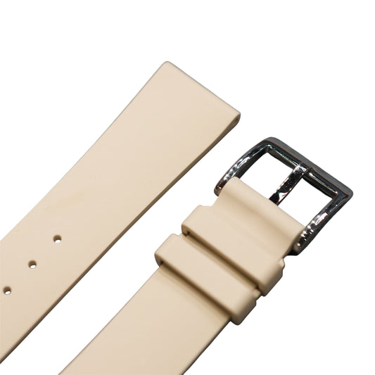 XSFKM - Beige Short length FKM Rubber strap