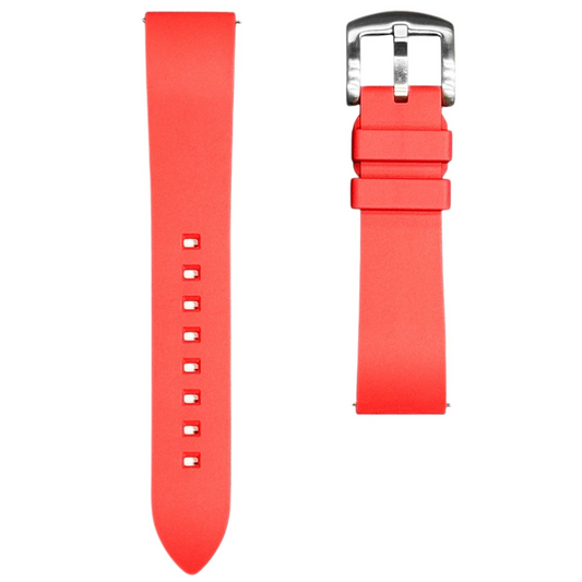 98D - Red Rubber strap