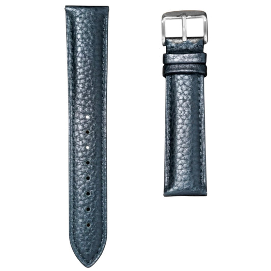 788 - Navy blue Grain calf leather strap