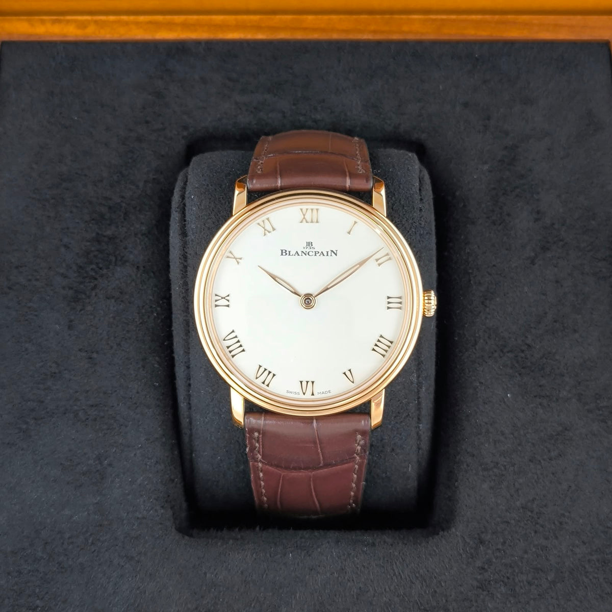 Blancpain Villeret Ultraplate 39.7mm Ref. 6605-3642-55B