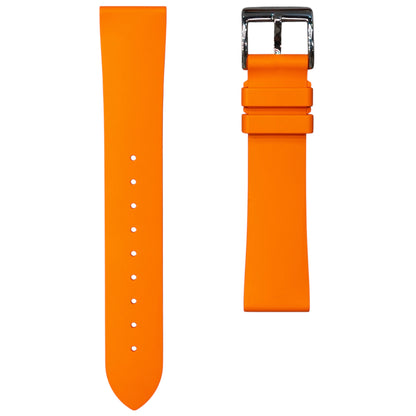 XSFKM - Orange Short length FKM Rubber strap
