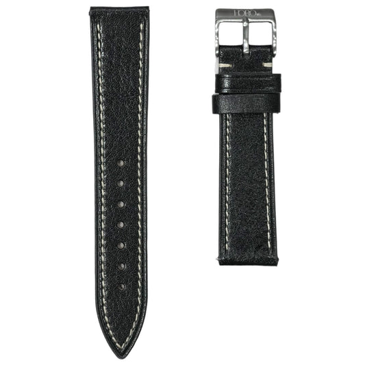 A33 - Shiny Black Calf strap