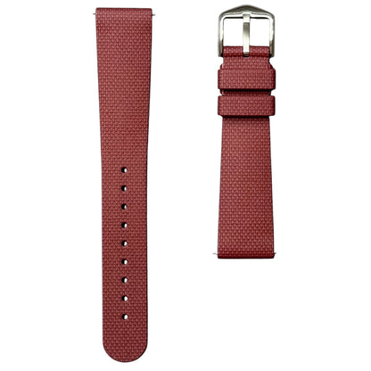 608 - Burgundy Rubber strap