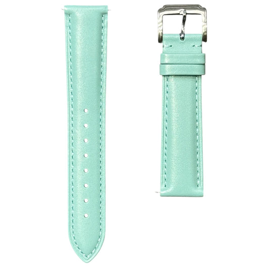 2A -  Mint green Genuine leather strap