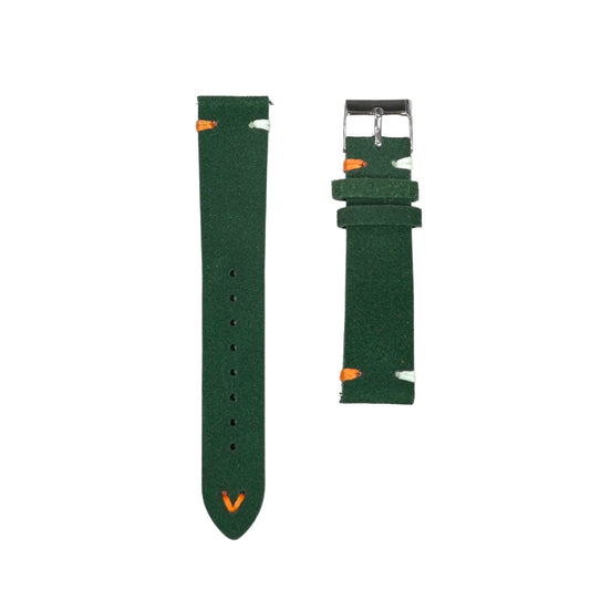 16C - Calf leather strap Green