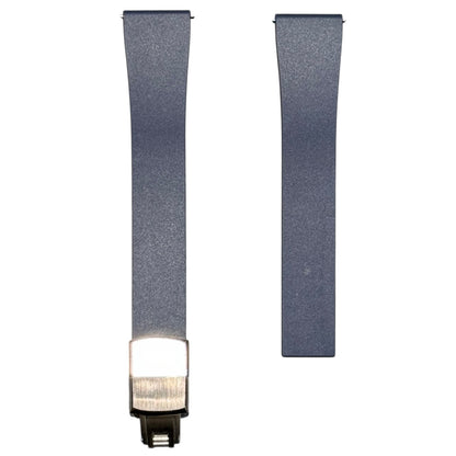 610 - Navy blue Adjustable FKM Rubber strap with clasps