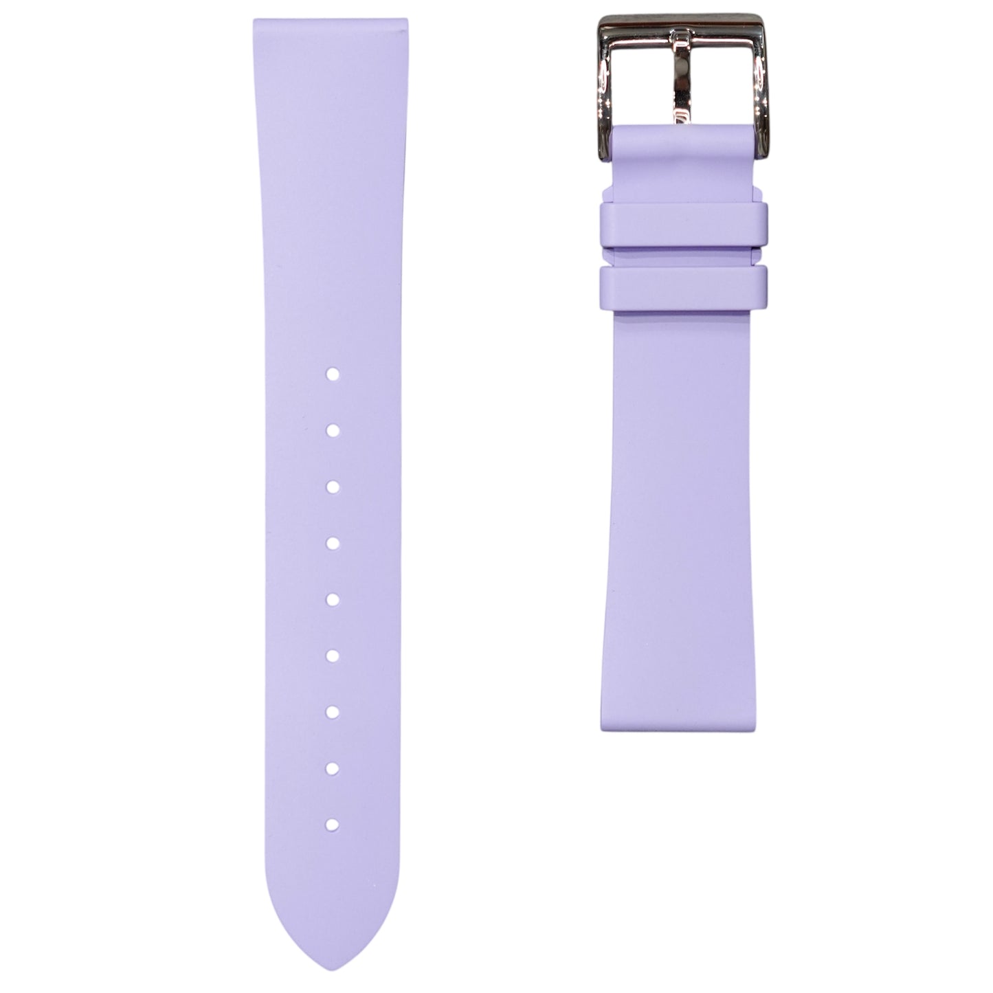 XSFKM - Lavender purple Short length FKM Rubber strap