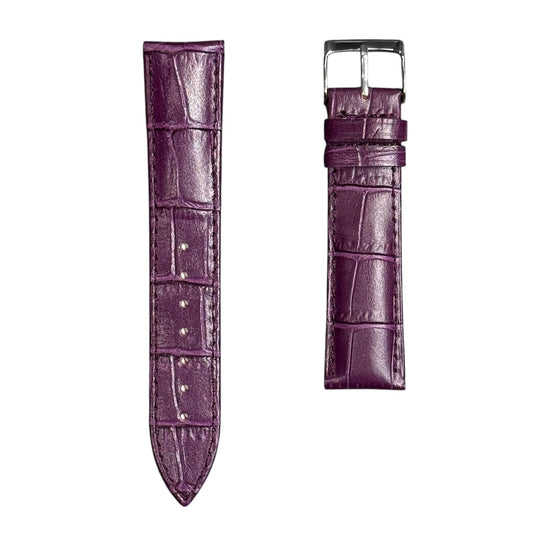 7A - Dark purple genuine leather strap