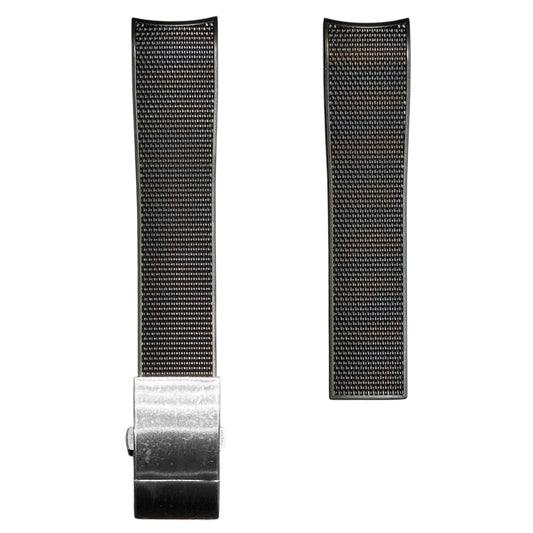 609 - Black Rubber strap