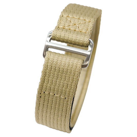 7B - Khaki Velcro Nylons Fabric NATO strap