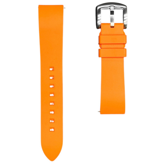 98D - Orange Rubber strap