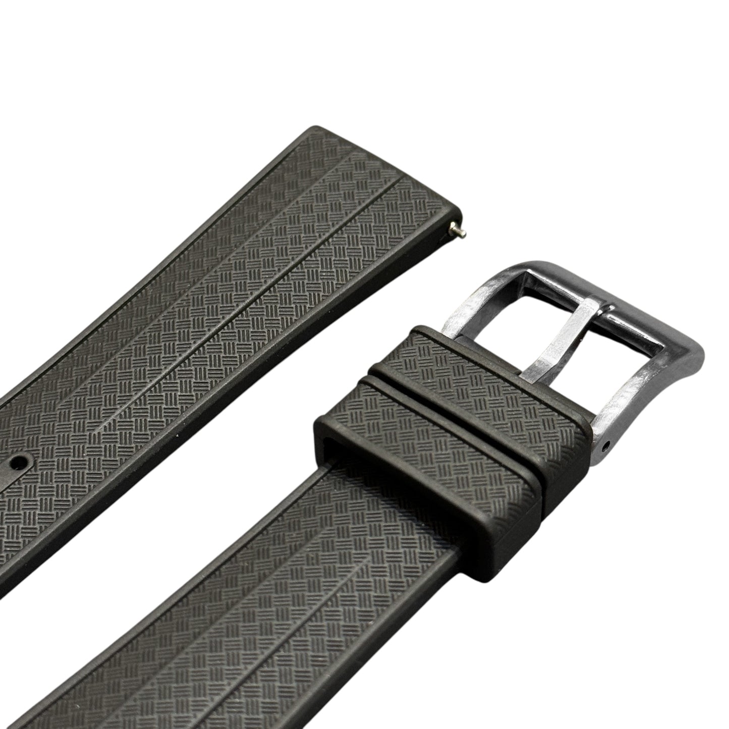904 - Black FKM Rubber strap