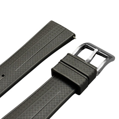904 - Black FKM Rubber strap